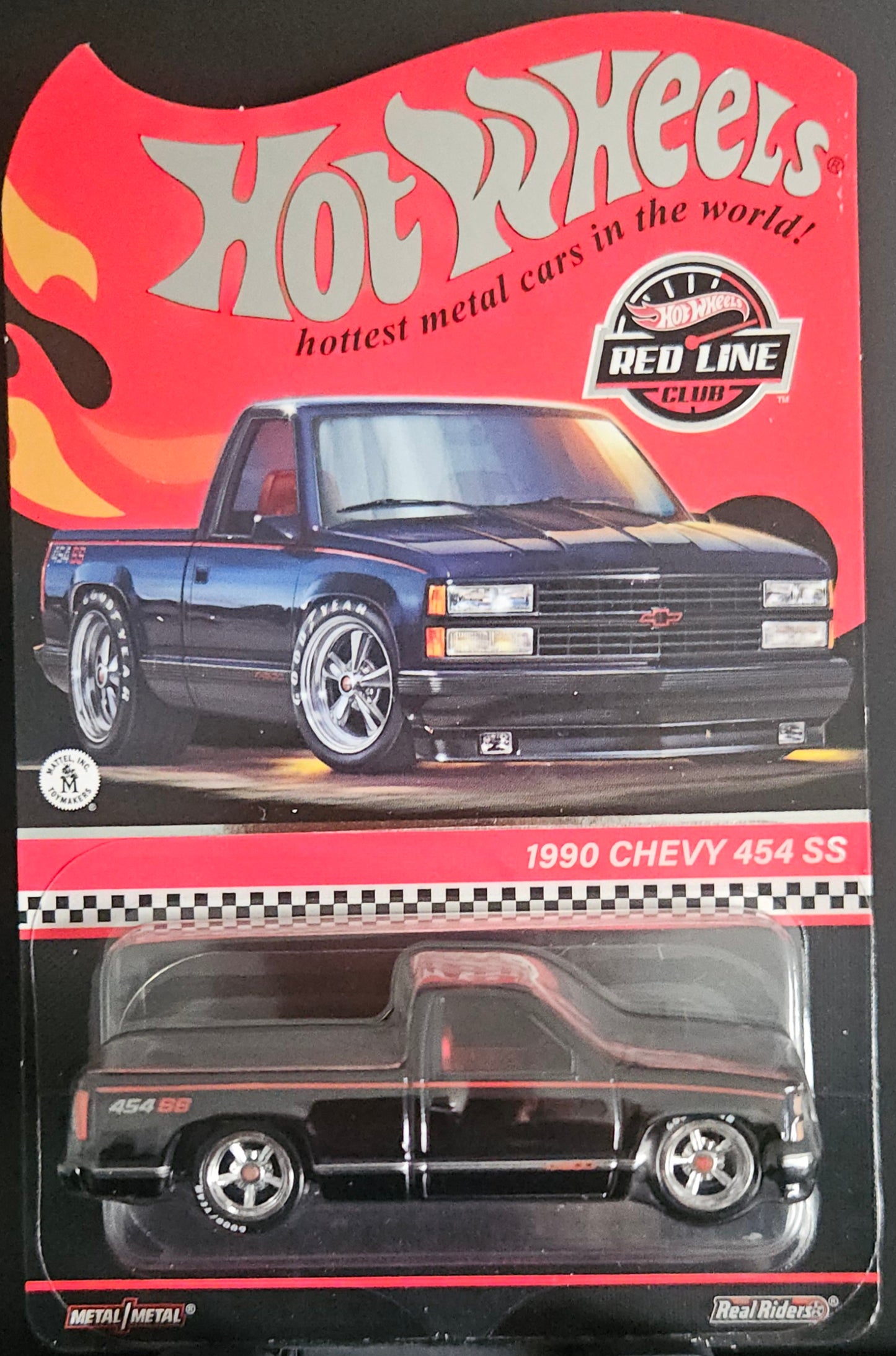 Hot Wheels RLC Black 1990 Chevy 454 SS
