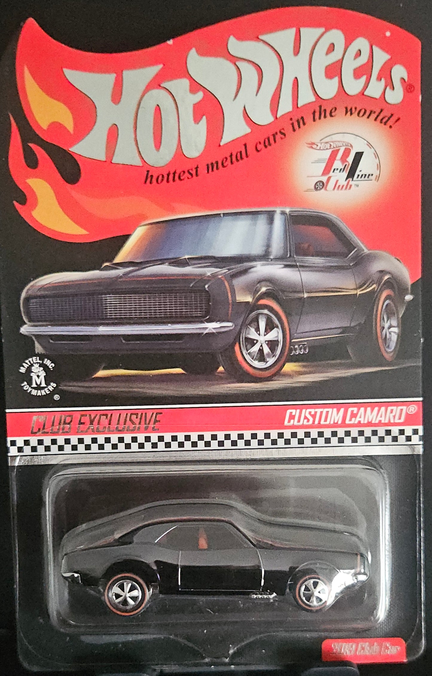 Hot Wheels RLC Black Custom Camaro