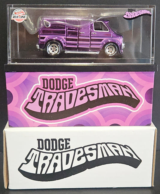 Hot Wheels RLC Purple Dodge Tradesman