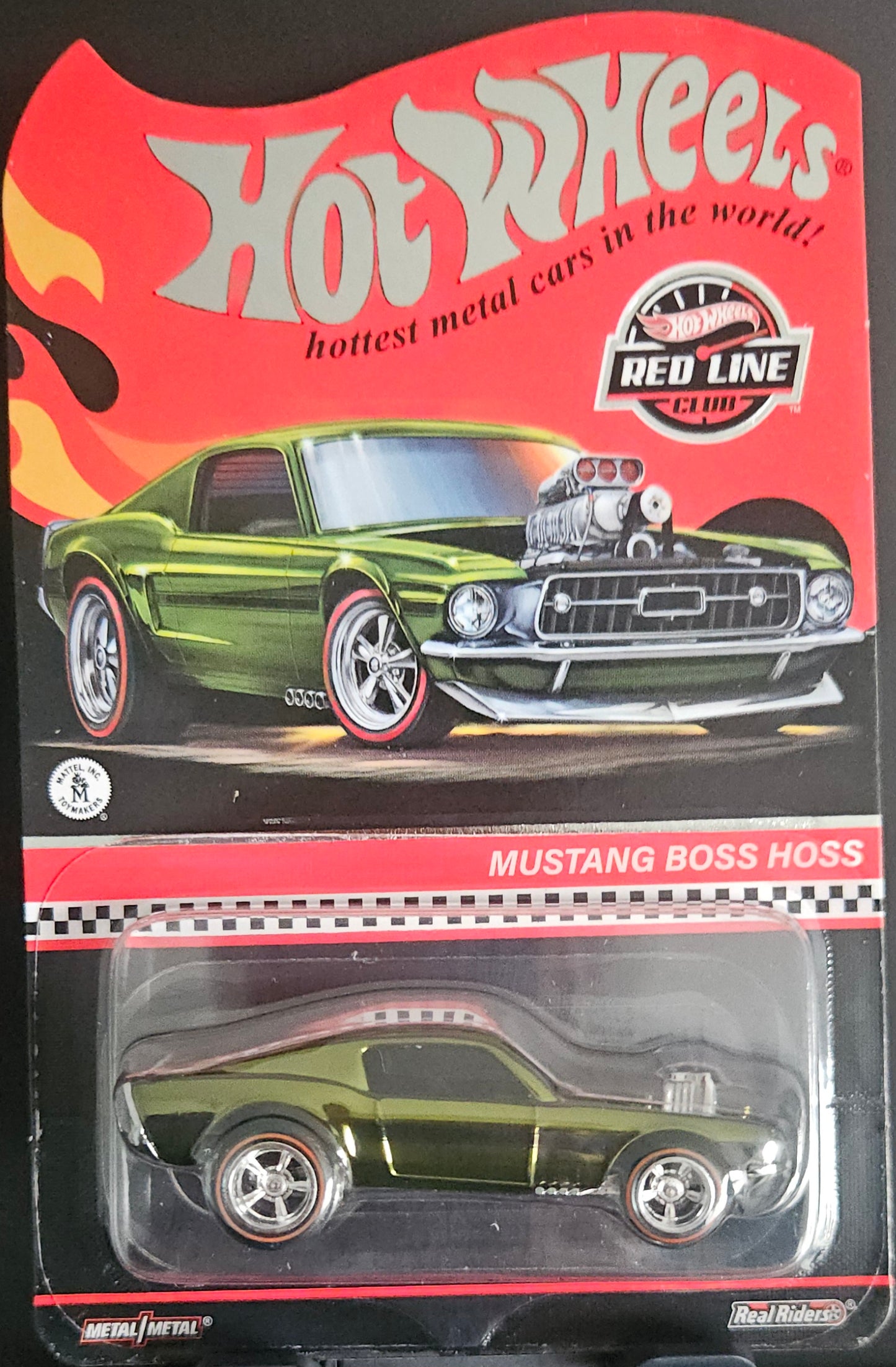Hot Wheels RLC Green Boss Hoss Mustang