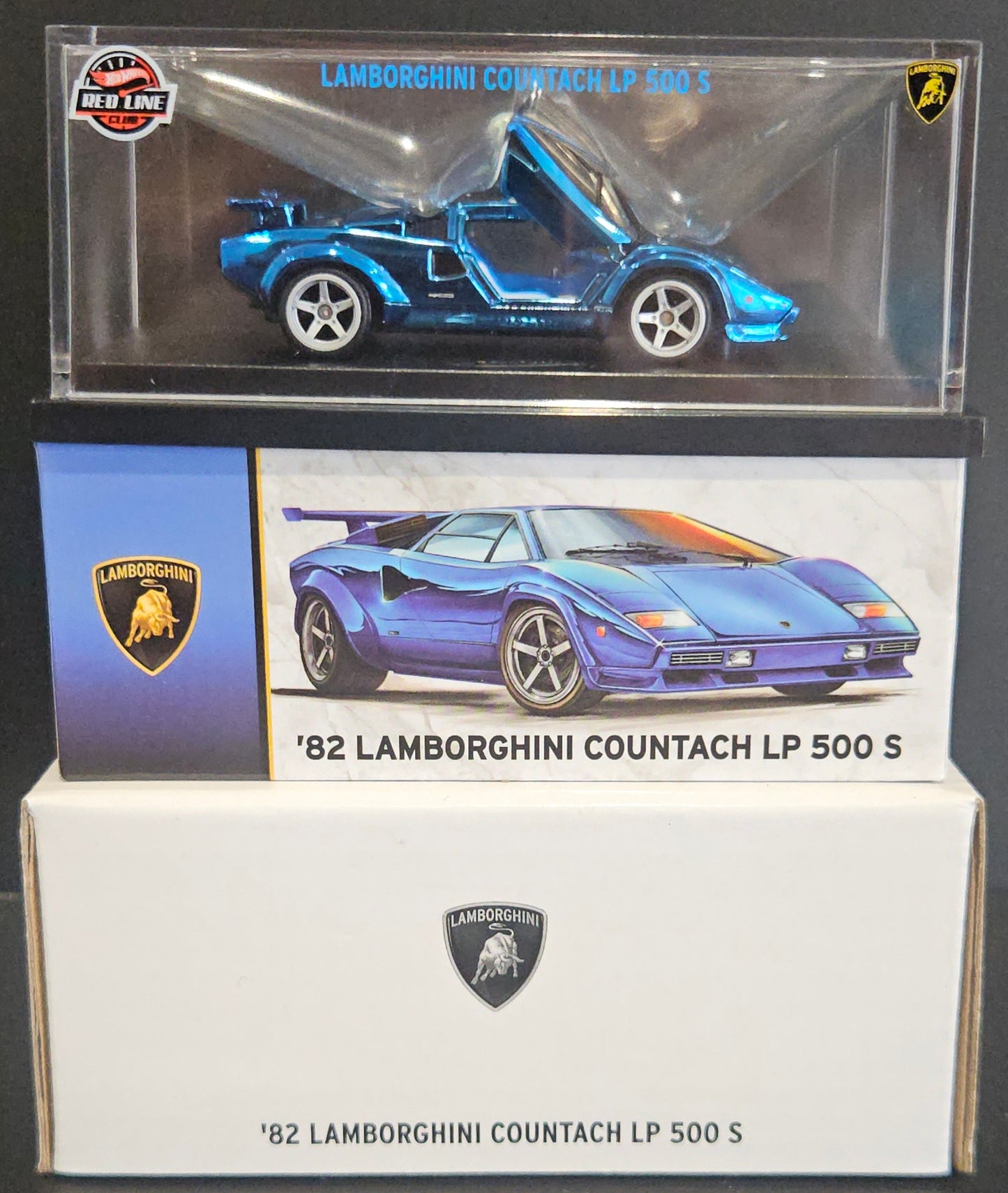 Hot Wheels RLC Blue Lamborghini Countach LP500S