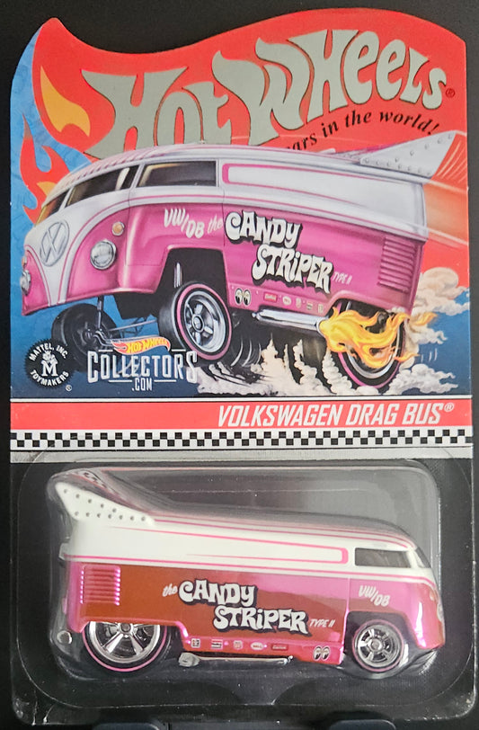 Hot Wheels RLC Pink Volkswagen Drag Bus