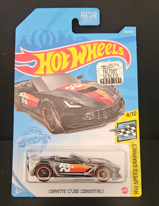 Hot Wheels Super Treasure Hunt - Corvette C7 Z06 Convertible - FACTORY SEALED