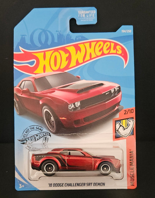 Hot Wheels Super Treasure Hunt - '18 Dodge Challenger SRT Demon