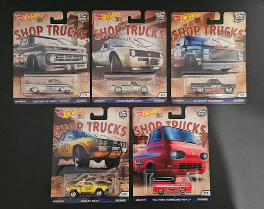 Hot Wheels Premium - Shop Trucks Full Set (2018)