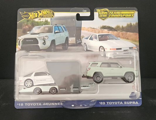 Hot Wheels Transporter #72 - '18 Toyota 4Runner / '89 Toyota Supra