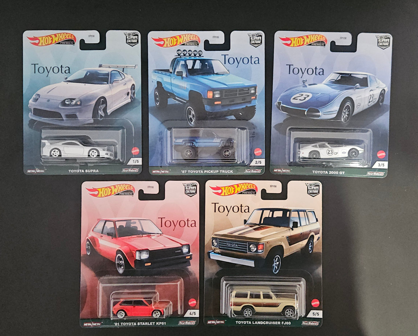 Hot Wheels Premium - Toyota Full Set (2022)