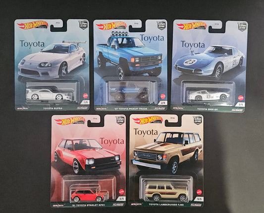 Hot Wheels Premium - Toyota Full Set (2022)
