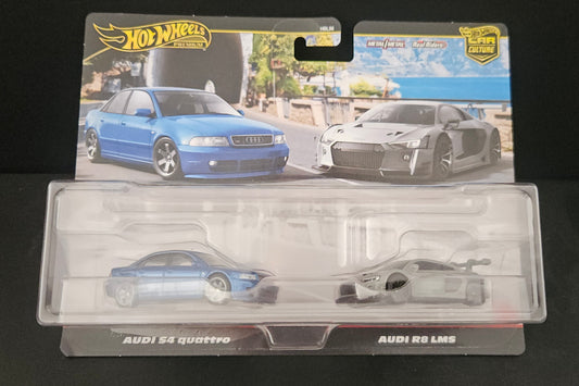 Hot Wheels Twin Pack - Audi S4 Quattro / Audi R8 LMS