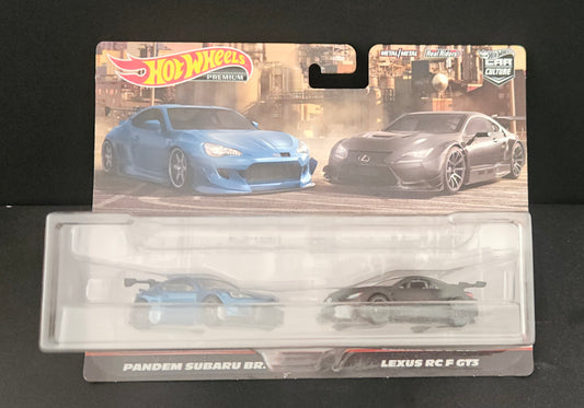 Hot Wheels Twin Pack - Pandem Subaru BRZ / Lexus RC F GT3