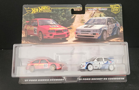 Hot Wheels Twin Pack - '87 Ford Sierra Cosworth / '93 Ford Escort RS Cosworth