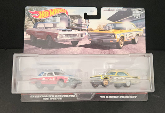Hot Wheels Twin Pack - '63 Plymouth Belvedere 426 Wedge / '65 Dodge Coronet