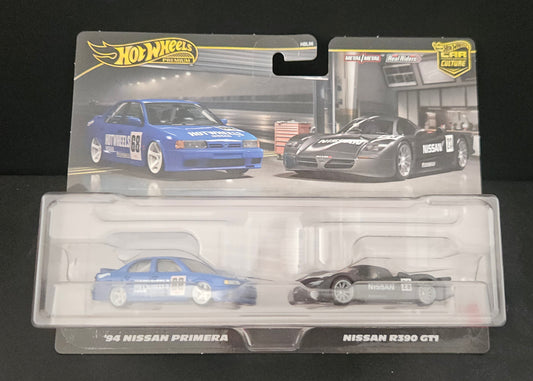 Hot Wheels Twin Pack - '94 Nissan Primera / Nissan R390 GT1