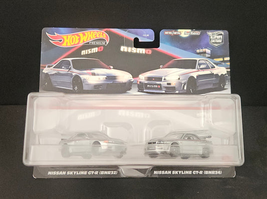 Hot Wheels Twin Pack - Nissan Skyline GT-R (BNR32) / Nissan Skyline GT-R (BNR34)